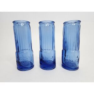 Corralejo Tequila Shotgun Shells Cobalt Blue‎ Shot Glasses - 3 Total